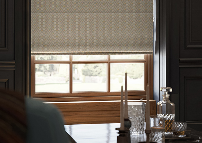Rae Trellis, Greenery - Twist&Fit Roman Blind - Image 5